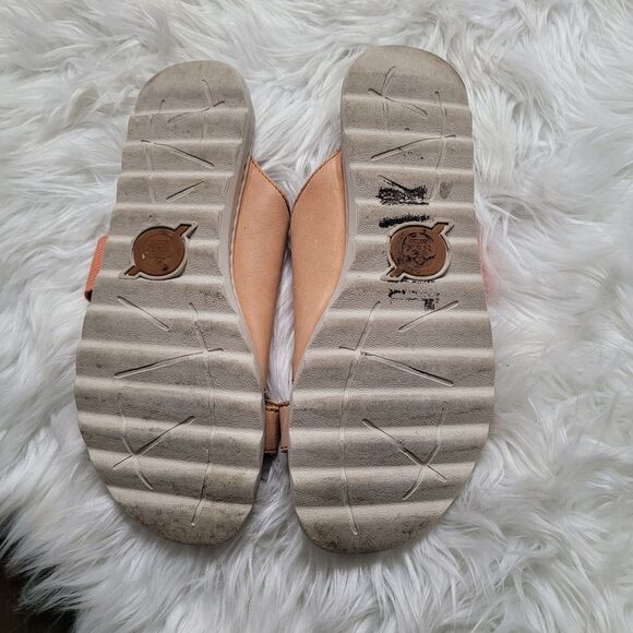 Born Oceana Sandals Women’s 9M Tan Leather Comfortcore Minimalist Slides - Picture 3 of 4